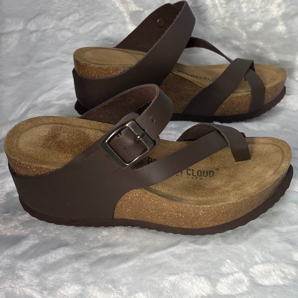 Project Cloud-Leather Platform Sandals - Memory F… - image 8